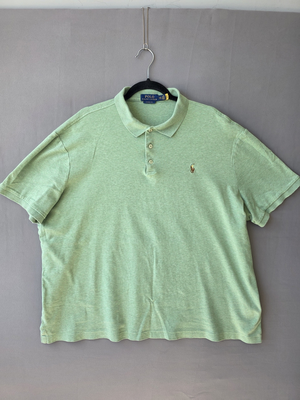 Polo Ralph Lauren Men’s XXL Mint Green Classic Fit Polo Shirt Multicolor Pony